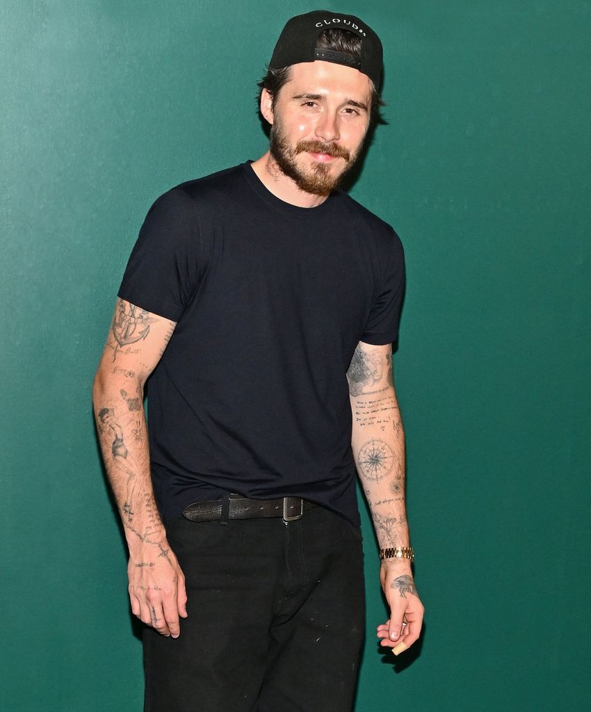Brooklyn Beckham en el evento "Glenfiddich x Aston Martin Formula One Team" en Nueva York en septiembre de 2025