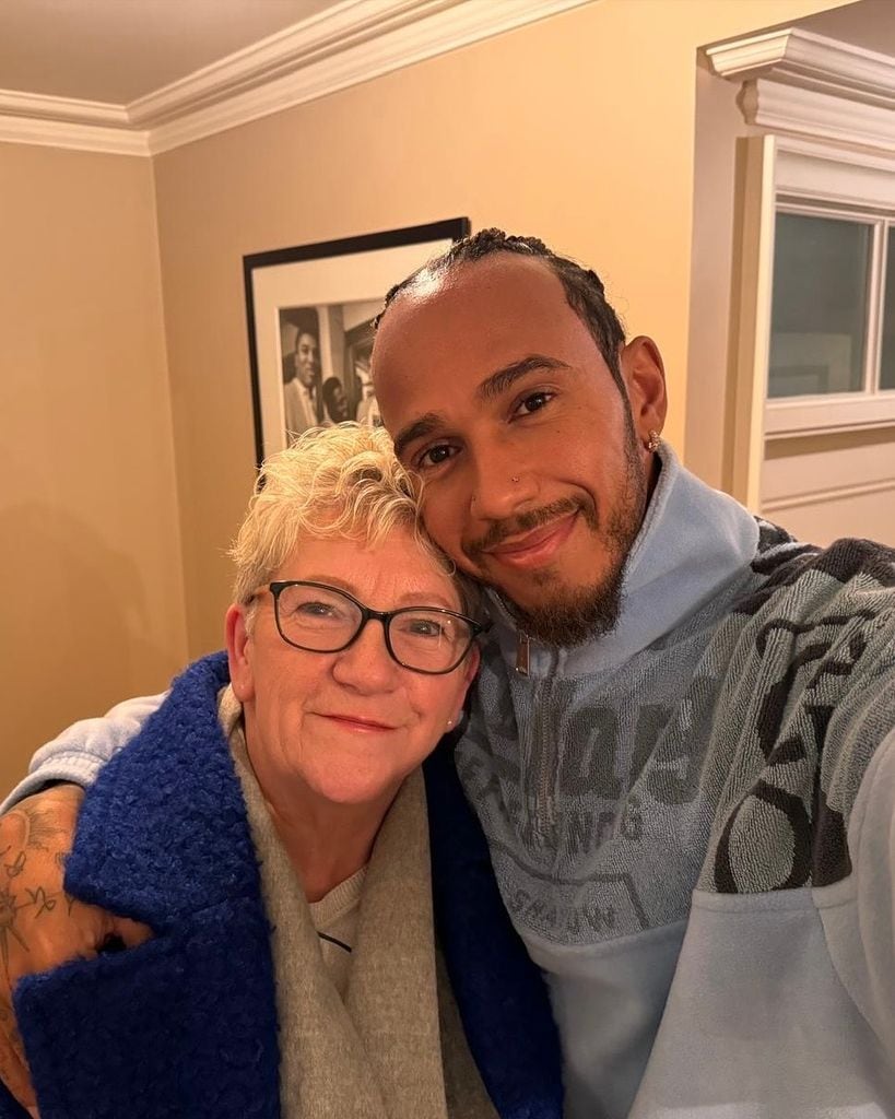 Carmen Larbalestier, madre de Lewis Hamiltom ha sido uno de sus mayores apoyos.