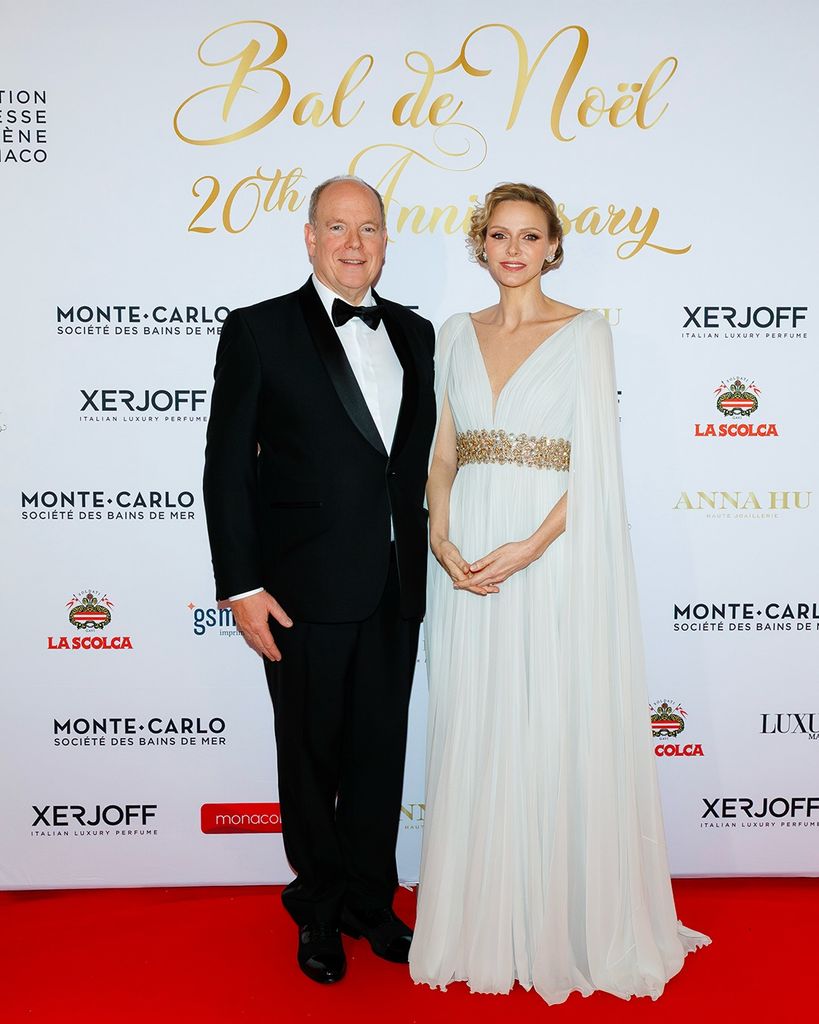 Charlene de Mónaco en el tradicional Baile de Navidad del Principado, 2025.