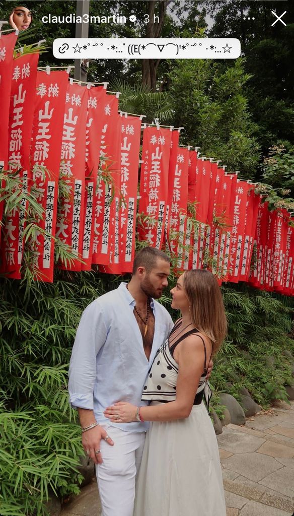 Claudia Martín y Carlos Said, creando memorias en Tokio.