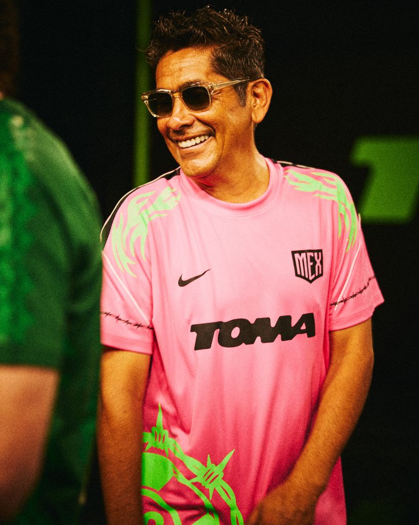 El futbolista Jorge Campos, leyenda de la Selección Mexicana y de equipos como el Pumas y Atlante. 