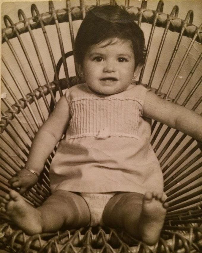 Mariló Montero de niña