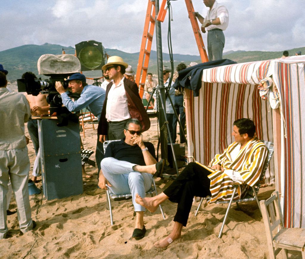 Fotografía del rodaje de la sexta entrega de James Bond, Al servicio secreto de Su Majestad, con el actor George Lazenby