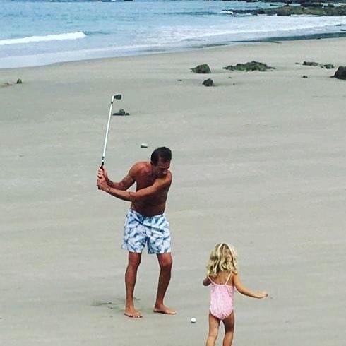 Alessandro Lequio con su hija Ginevra Ena