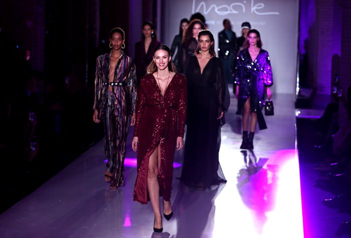 Joana Sanz en la Barcelona Fashion Week de 2016