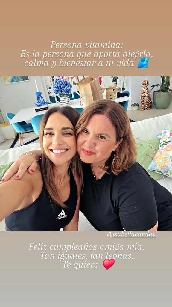 Paula Echevarría junto a su amiga de toda la vida