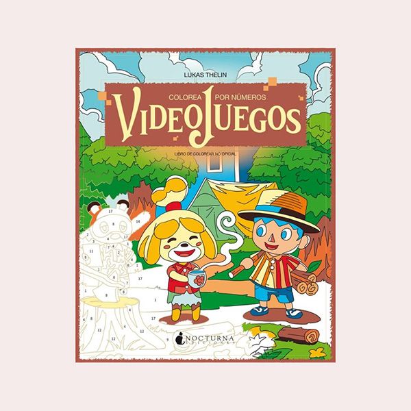'Colorea por Números: Videojuegos', de Lukas Thelin