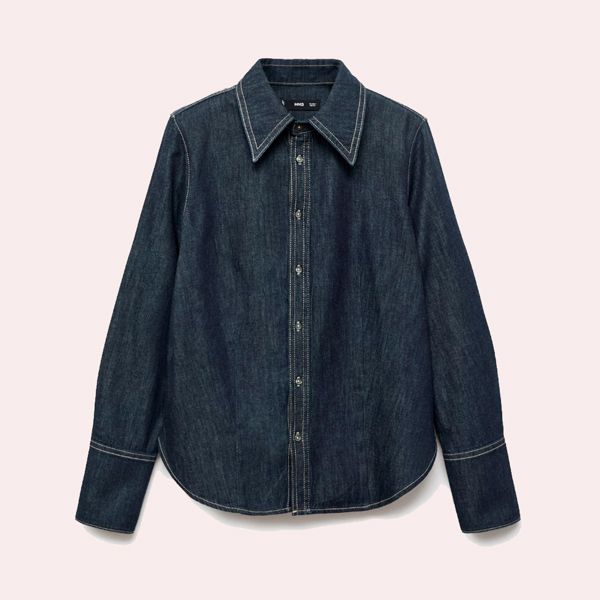 Camisa denim costuras