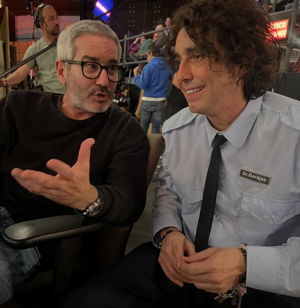 Jacobo Martos en el set de 'Aída y vuelta'