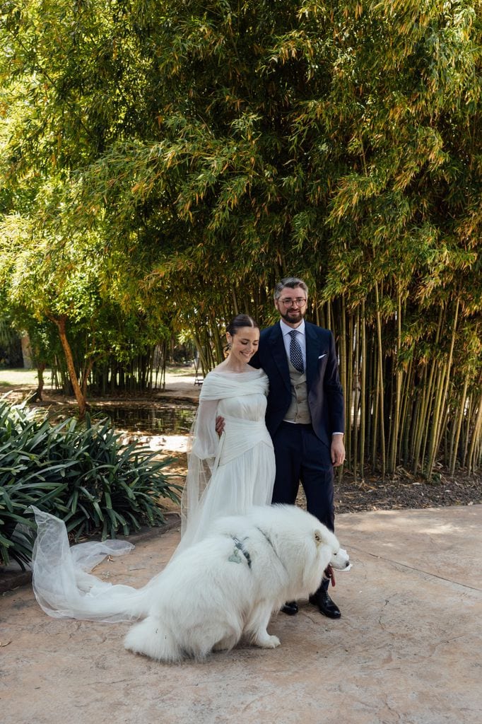 Vestido de novia vaporoso boda alicante alex vidal