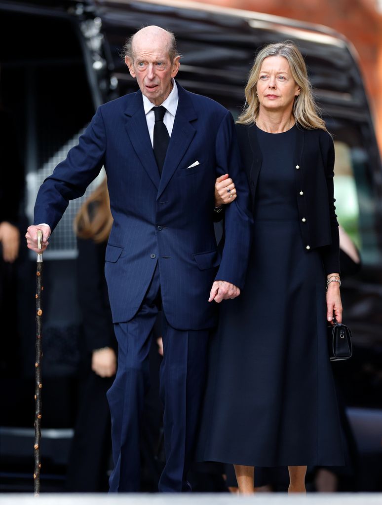 El príncipe Eduardo, duque de Kent, y su hija, Lady Helen Taylor, 