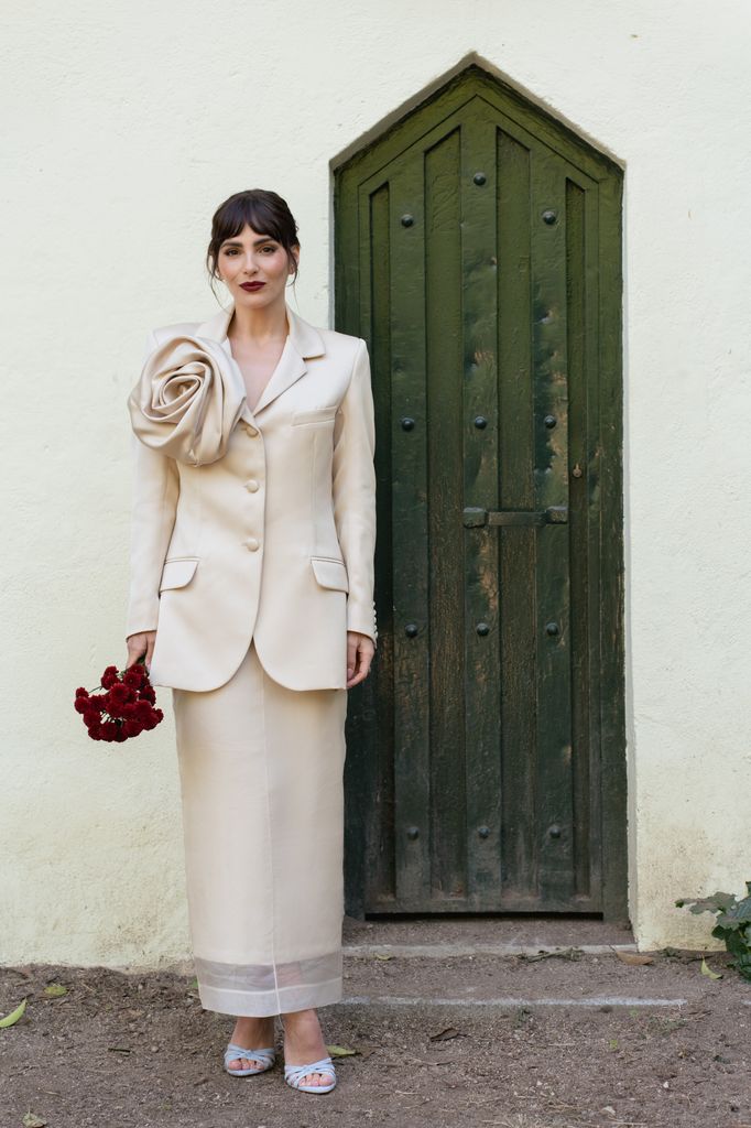 Andrea Duro, el look de su boda civil al detalle