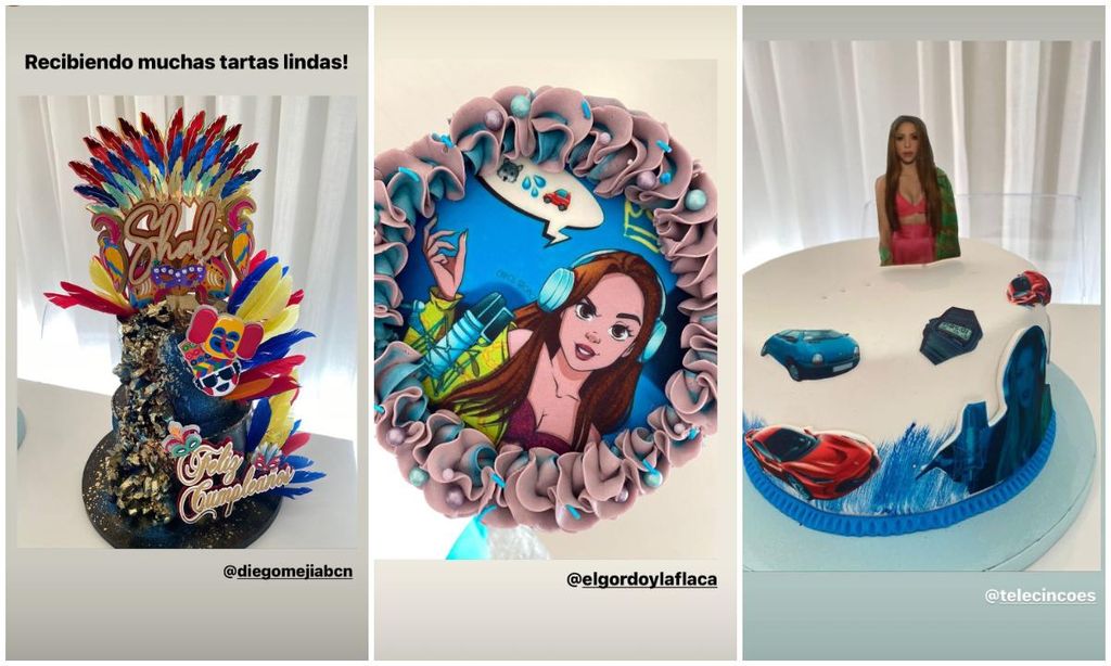 Pasteles de Shakira