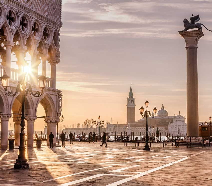 Plaza de San Marcos en Venecia