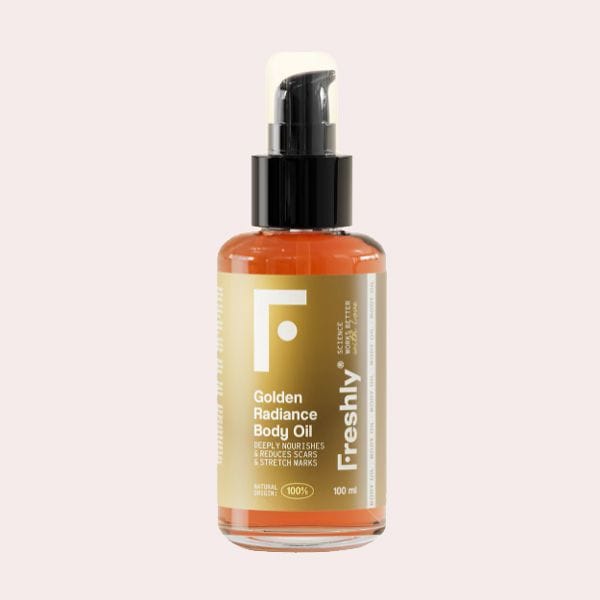 Aceite corporal para estrías y cicatrices
