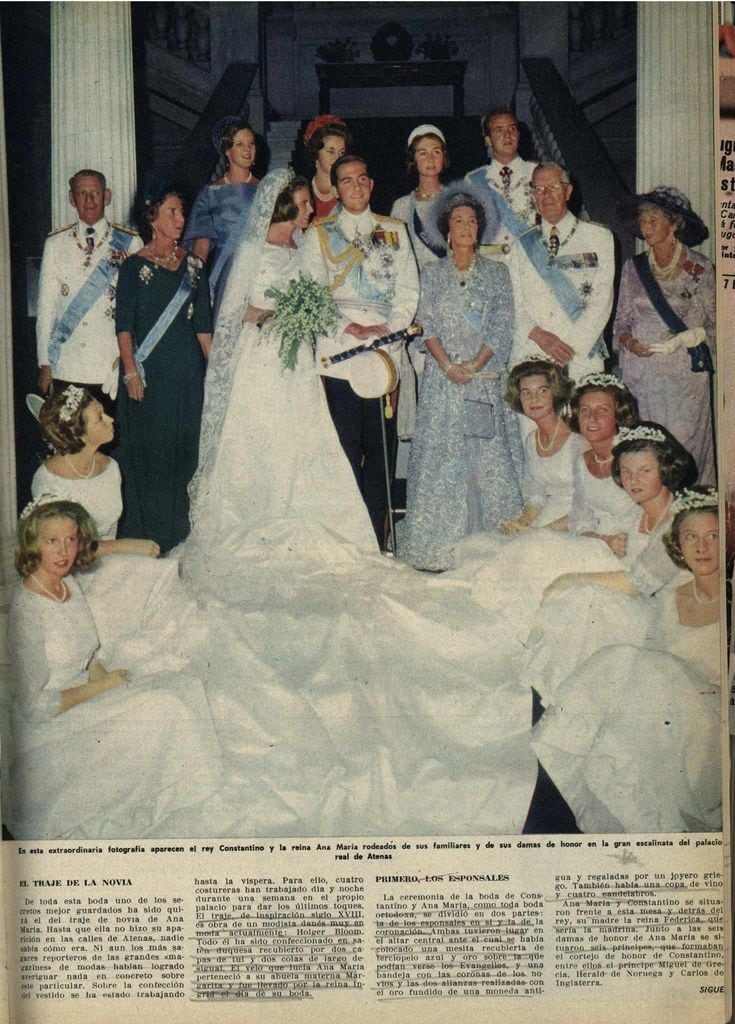 Boda Constantino de Grecia HOLA 1964