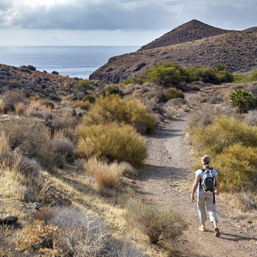 Camino a la cala de los Toros.