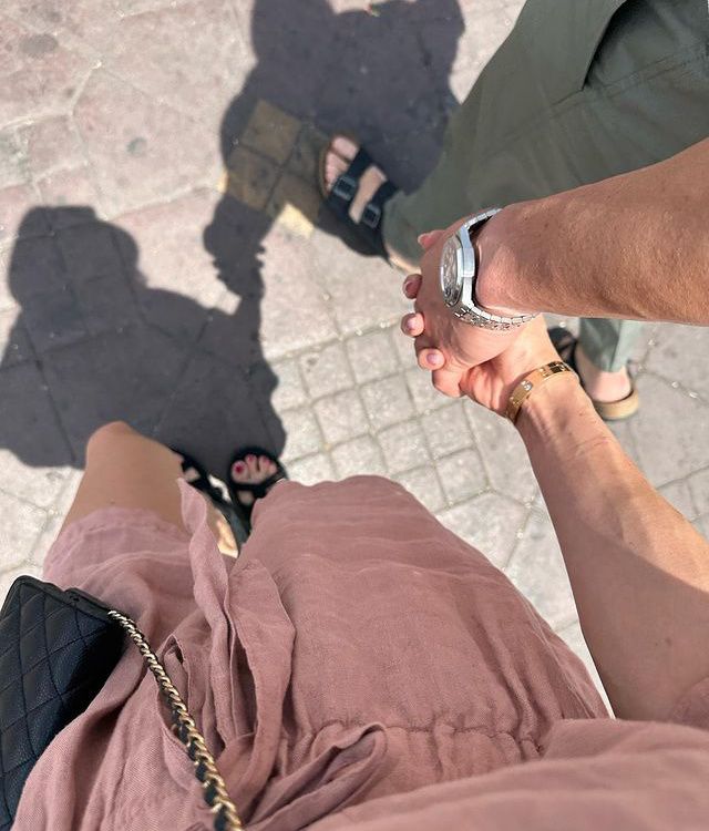 Carla Barber y su novio Carlos