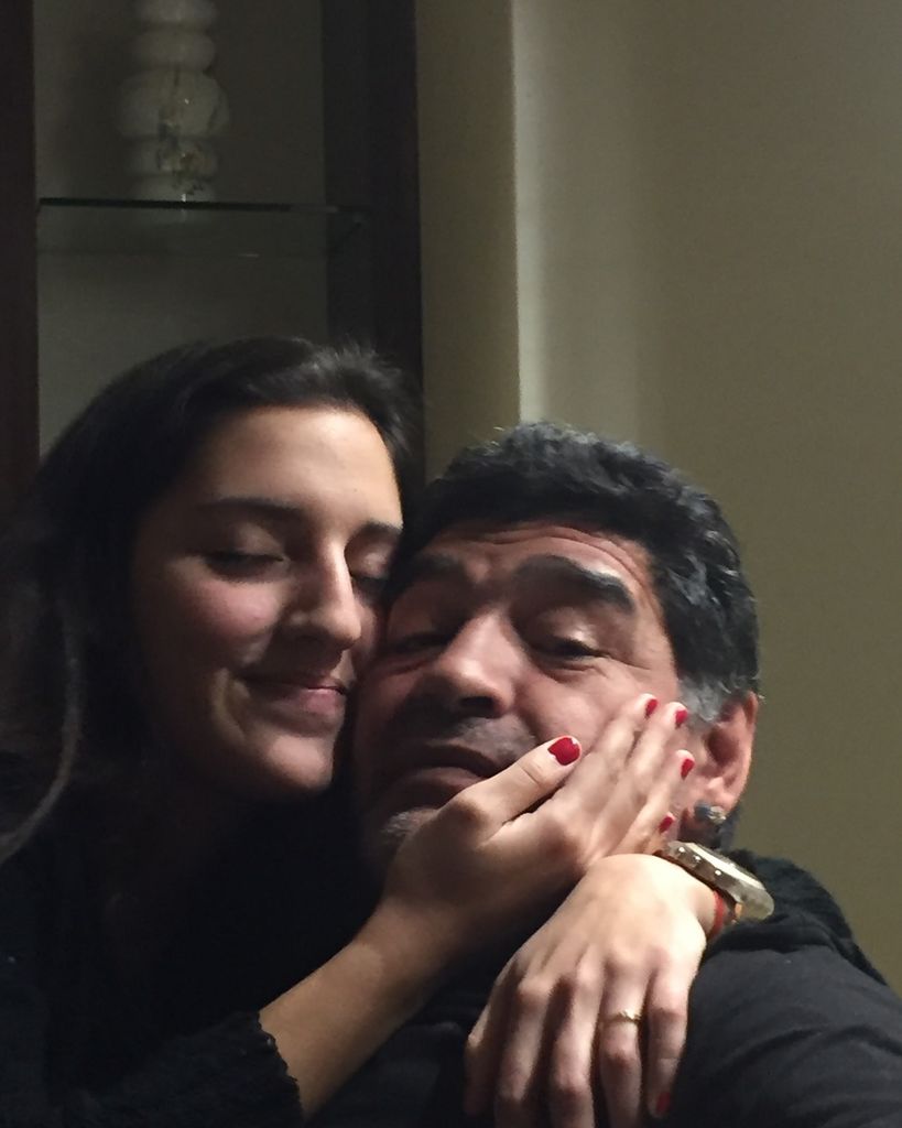 Padre e hija en una imagen de archivo