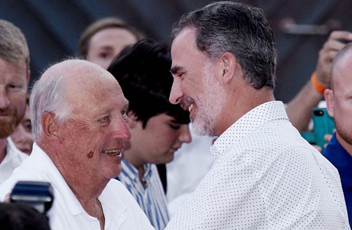 Rey Felipe VI y rey Harald de Noruega