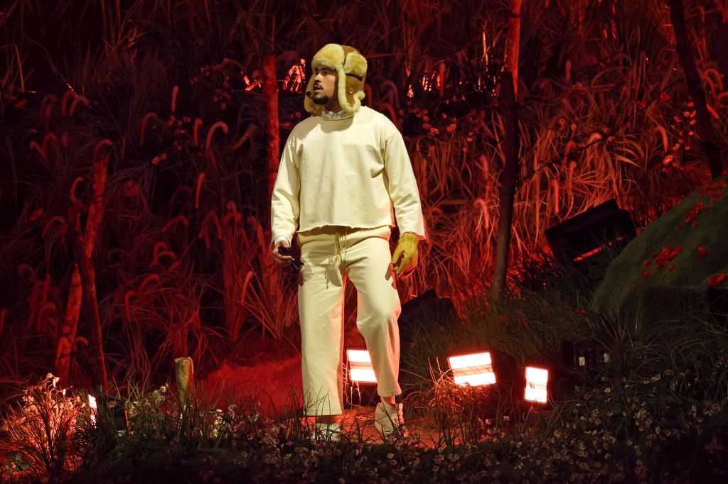 Bad Bunny en su residencia en Puerto Rico.