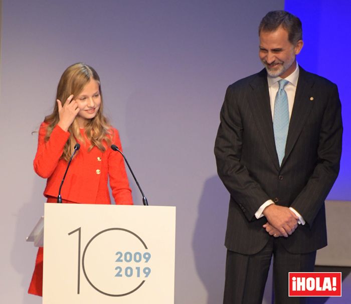 Escucha las primeras palabras de la princesa Leonor en catalán