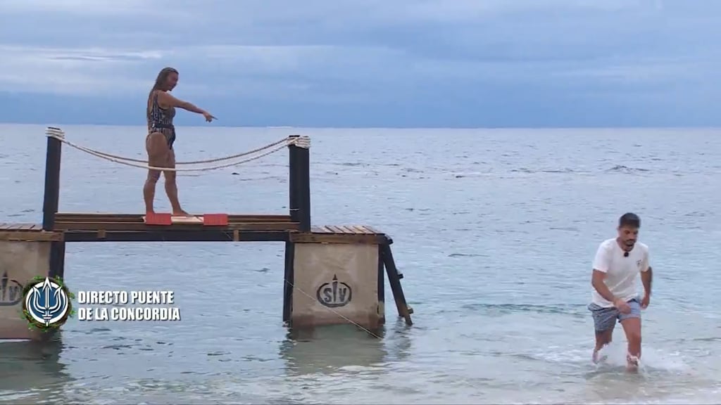 Laura Cuevas y su Exmarido Carlos durante 'El puente de la Concordia'
