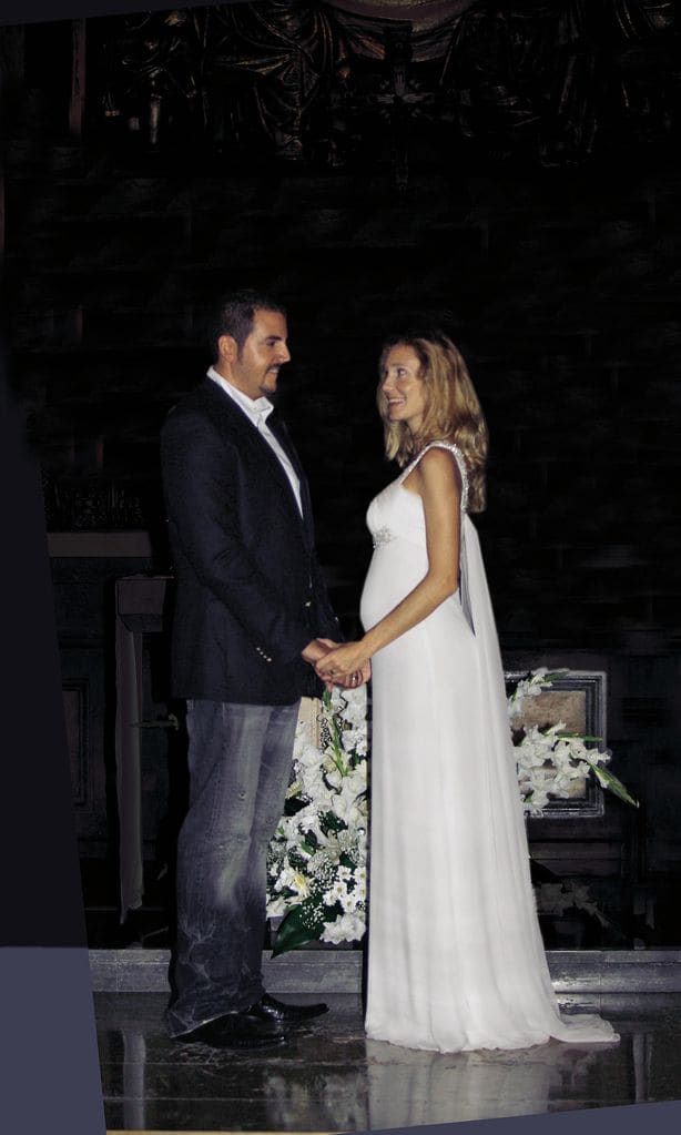 10/2007.Boda de Borja Thyssen y Blanca Cuesta. Ceremonia religiosa.