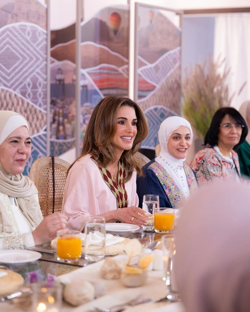 La reina Rania de Jordania en un evento sobre emprendimiento femenino