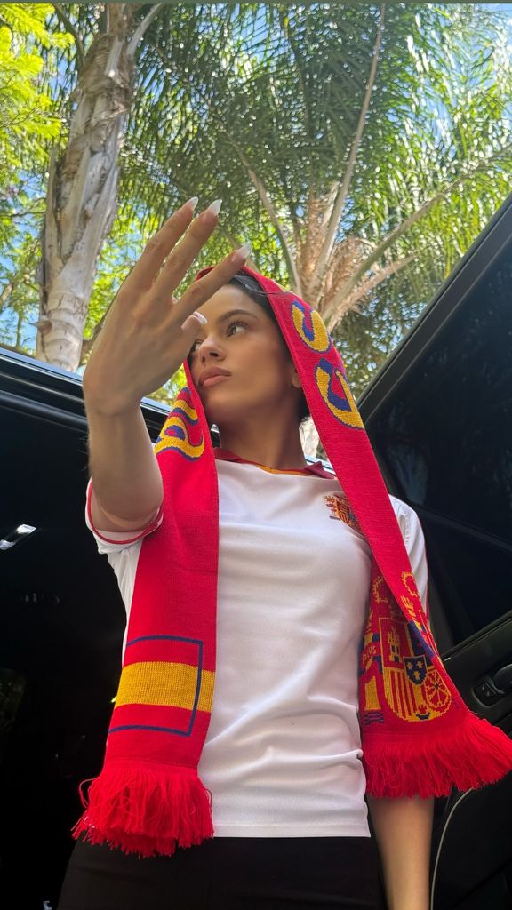 Rosalía no se ha perdido el último partido de España en el Mundial