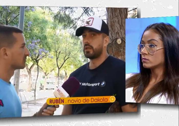 Dakota y su novio Rubén