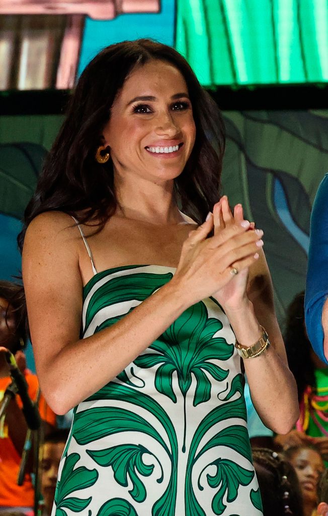Meghan Markle durante su viaje a Colombia