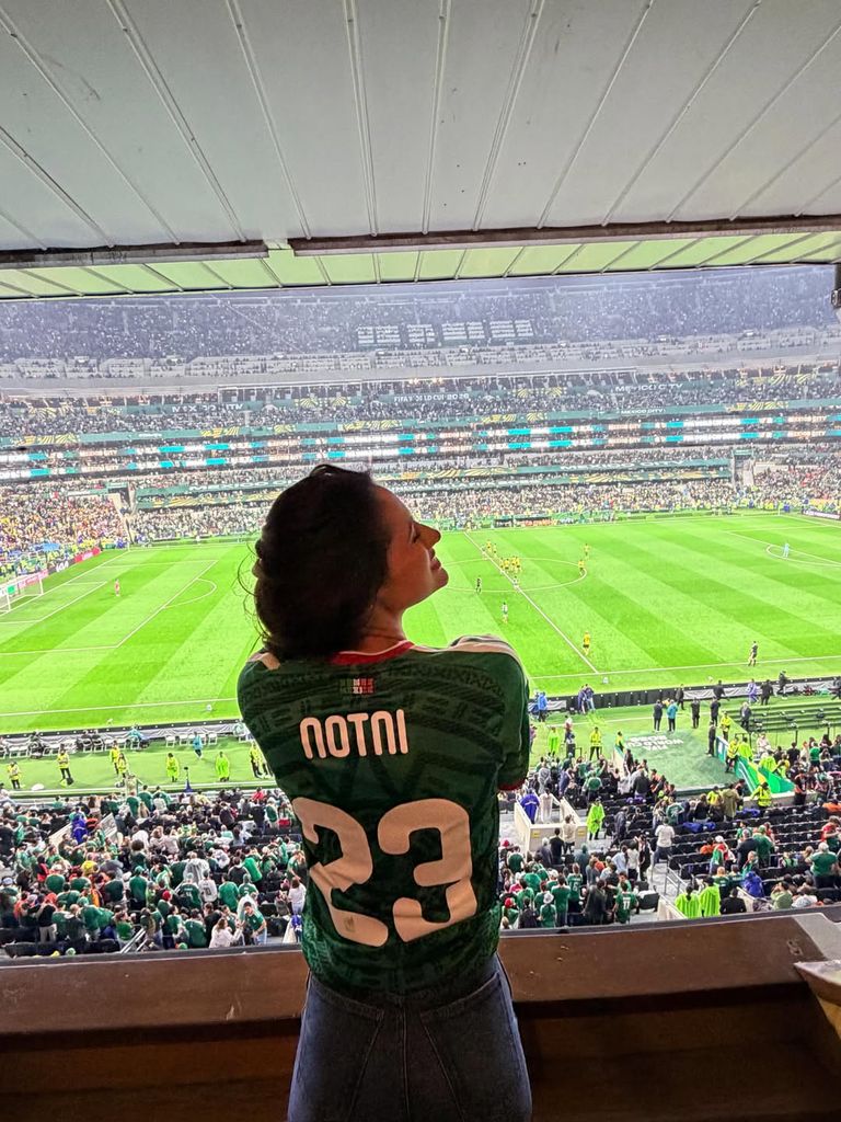 Renata Notni volvió a mostrar su pasión mundialista y su orgullo como mexicana.