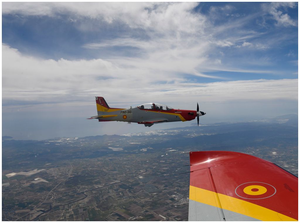La princesa Leonor en su segundo vuelo como piloto