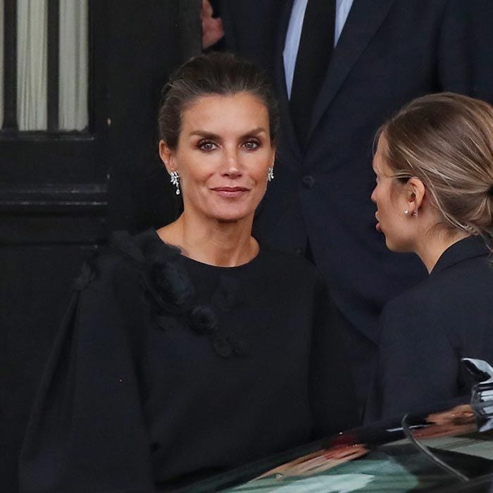 Los Reyes Felipe y Letizia en la Embajada de España en Londres