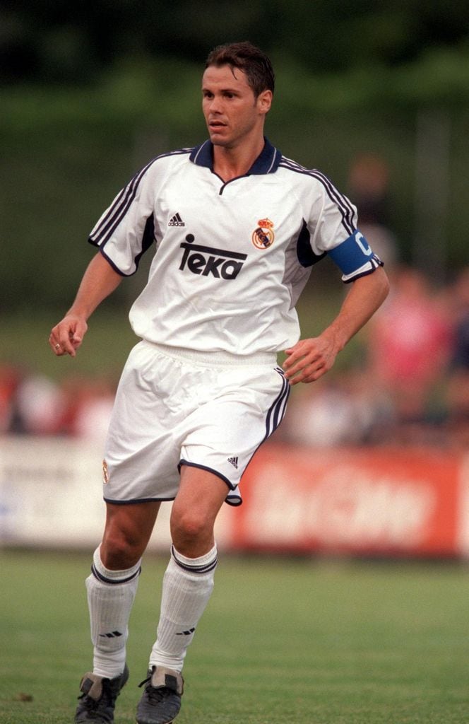 Fernando Redondo durante su etapa como jugador del Real Madrid