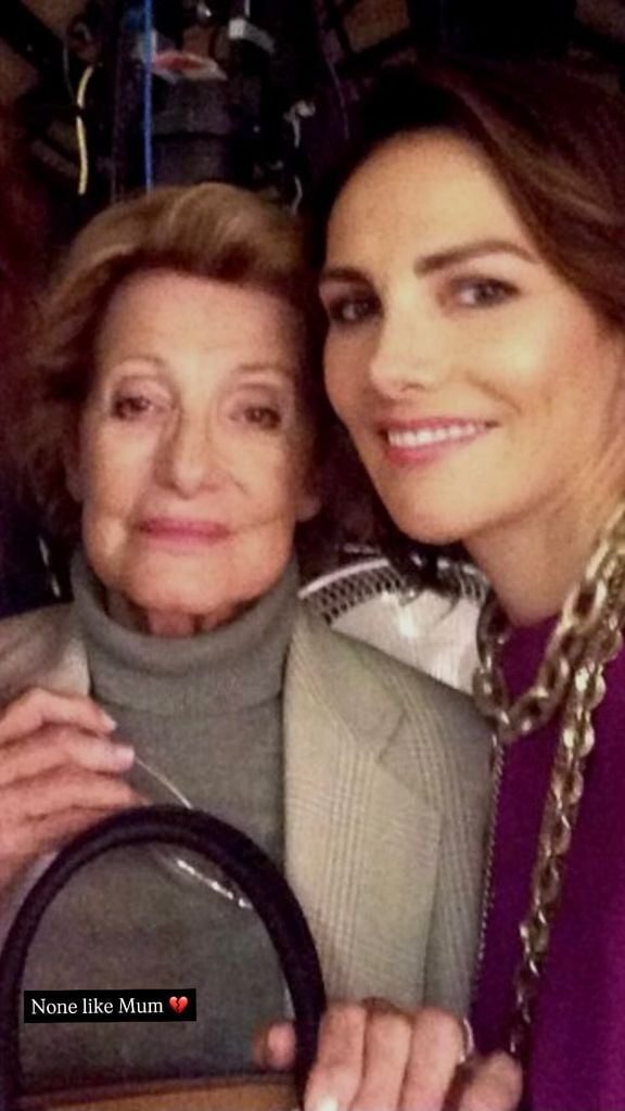 Adriana Abascal recuerda a su madre