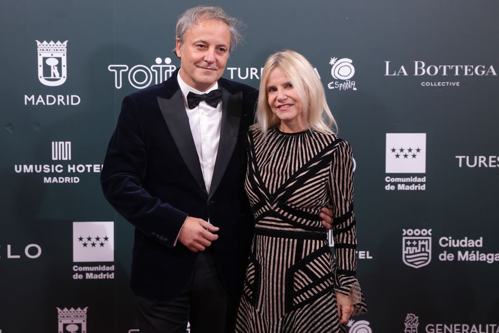 Eugenia Martínez de Irujo y Narcis Rebollo en los 'Spain Travel awards' en Madrid, 2025.