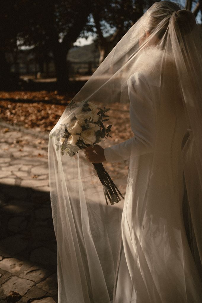 Ramo de rosas inglesas de Zinnias