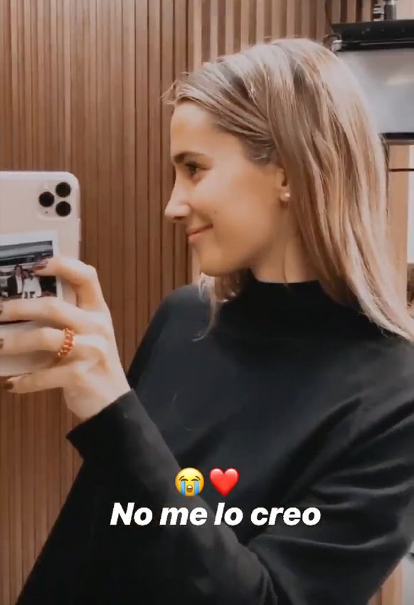 María Pombo muestra emocionada cómo ha quedado su nariz después de operarse