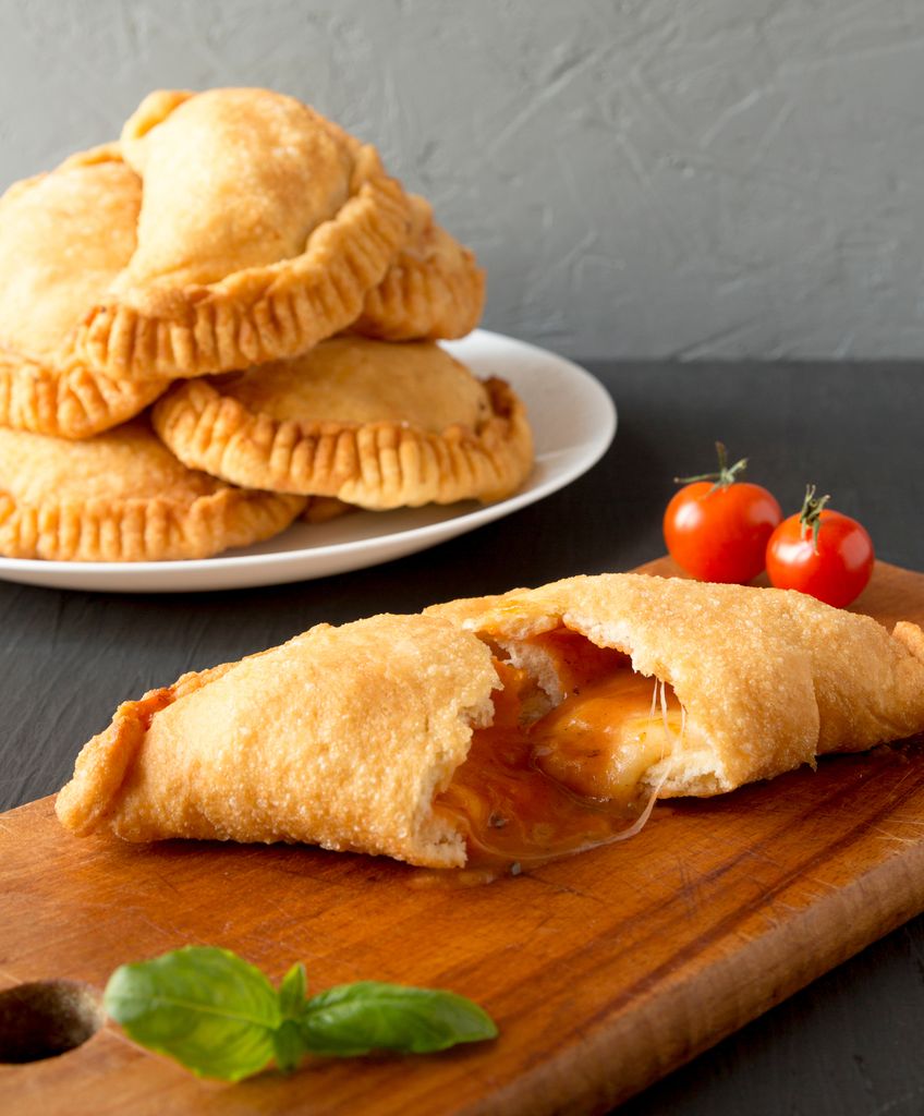 Panzerotti, una especialiad de la región italiana de Puglia.
