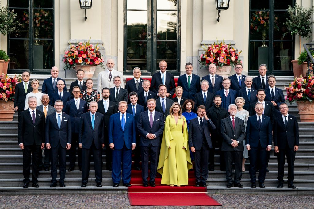 La reina Máxima de Holanda en la cumbre de NATO.