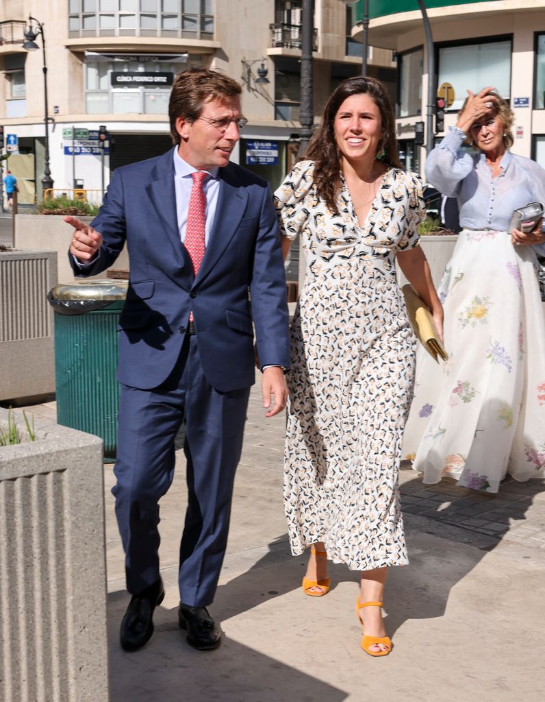 Teresa Urquijo en la boda de Natalia Santos