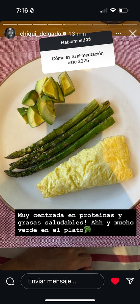 'Chiqui' Delgado ha cambiado su alimentación a una más sana y limpia, lo que le ha permitido hacer de esta etapa algo más llevadero. 