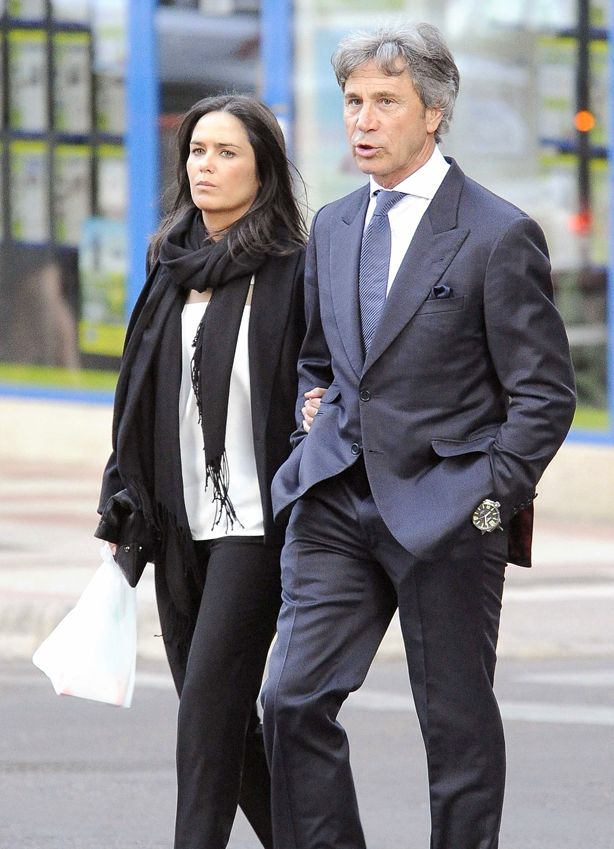 Elena S. Sánchez con su marido Roberto Domínguez