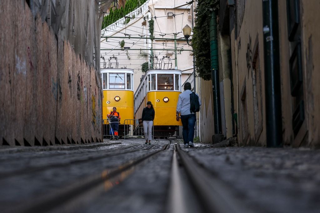 El Funicular de Glória ha sido un elemento básico de la red de transporte y el turismo de Lisboa durante casi 150 años      