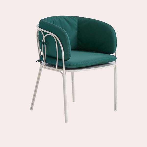 Sillón de Mesa de Jardín de Acero LACOMO