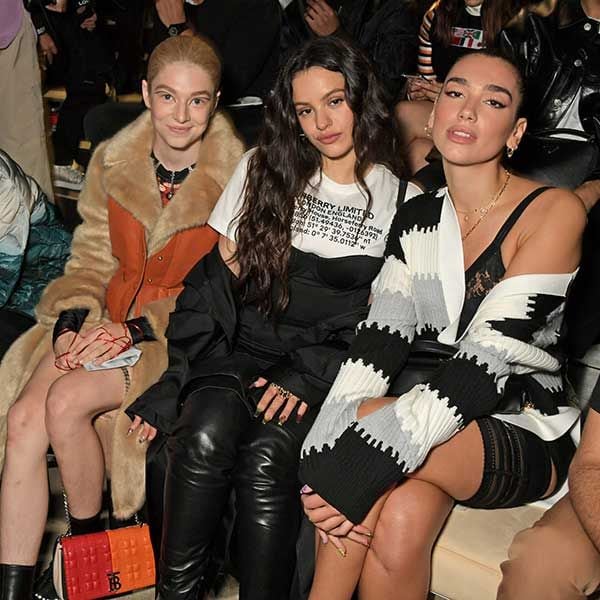 Rosalía en el desfile de Burberry