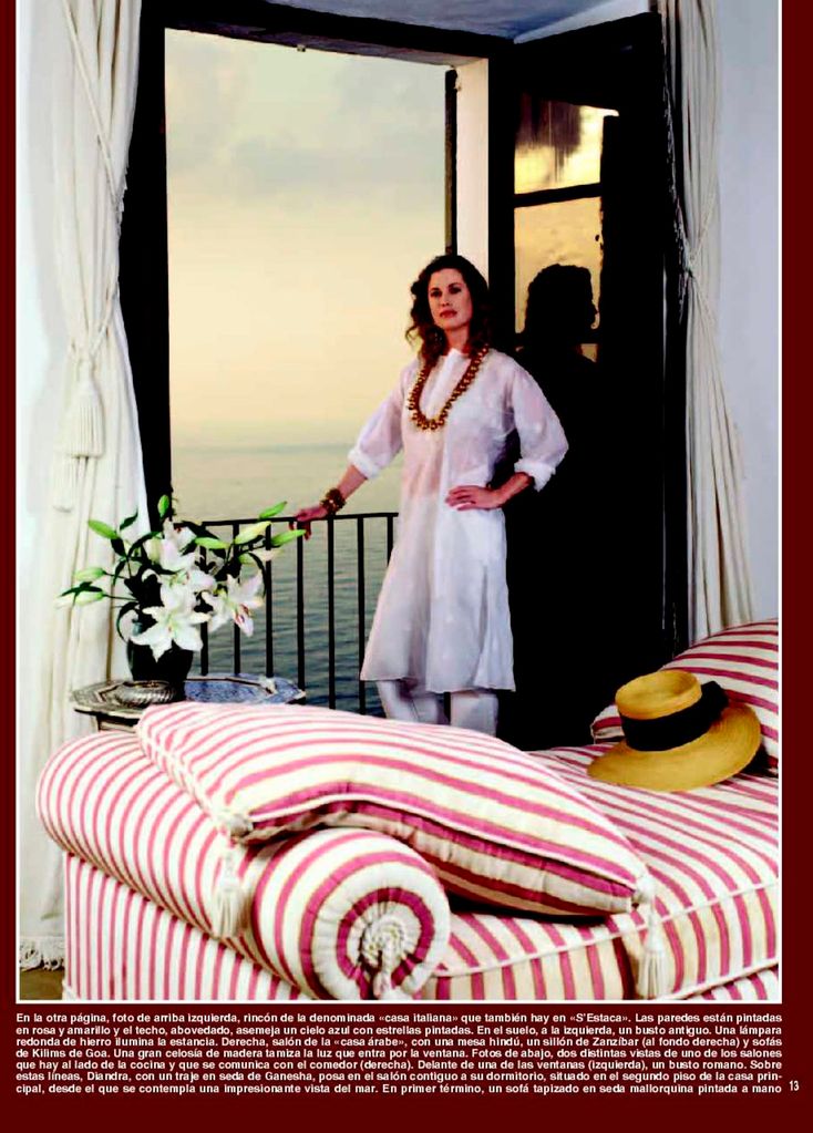 Diandra Douglas casa mallorca HOLA