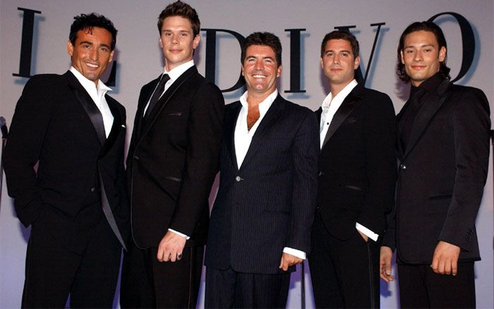 Simon Cowell con Il Divo